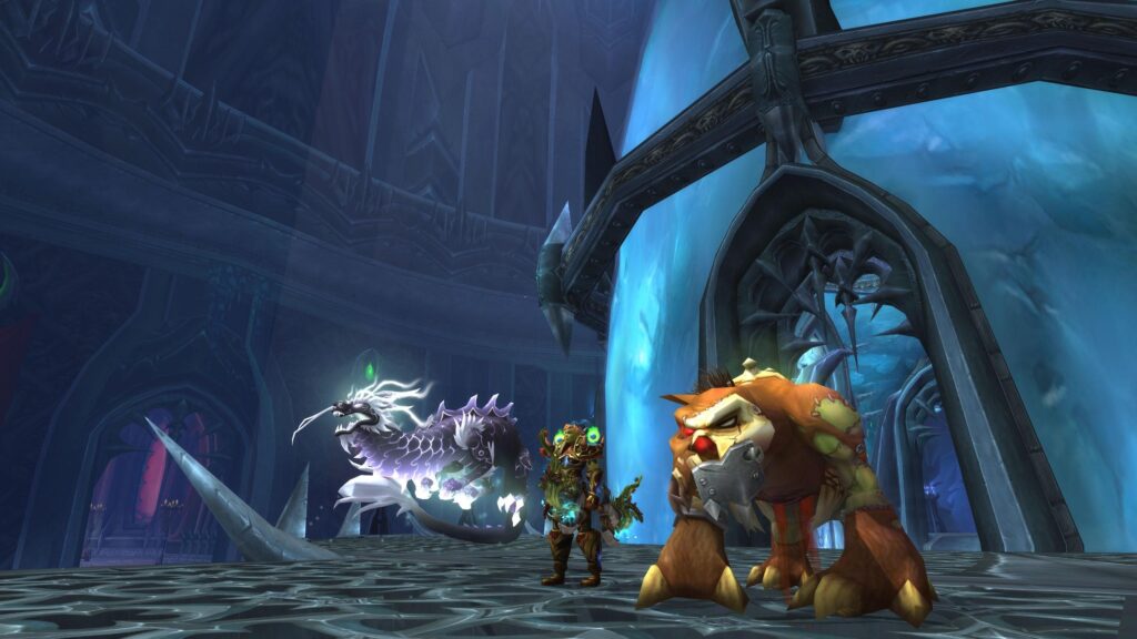 Ice Crown Citadel Orc with stinky pet